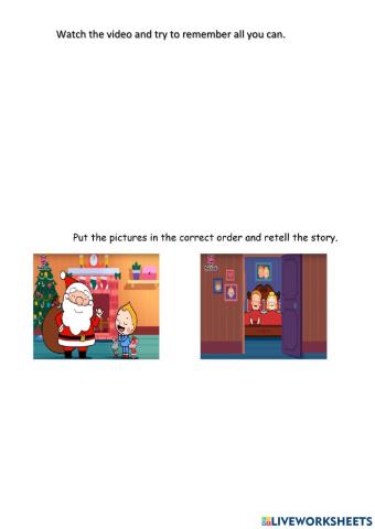 Christmas Story: Retell the Story