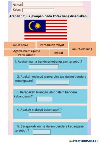Bendera kebangsaan malaysia