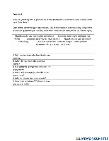 IE2, Unit 2, Speaking, Exercise 2