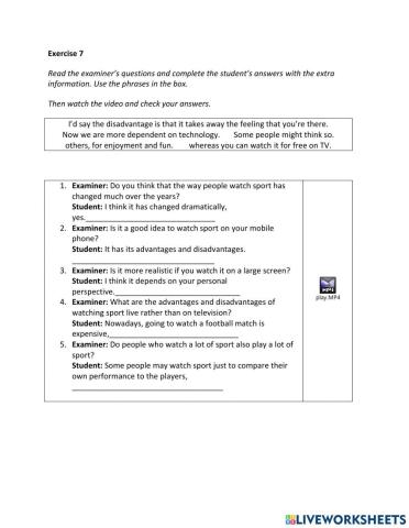 IE2, Unit 2, Speaking, Exercise 7