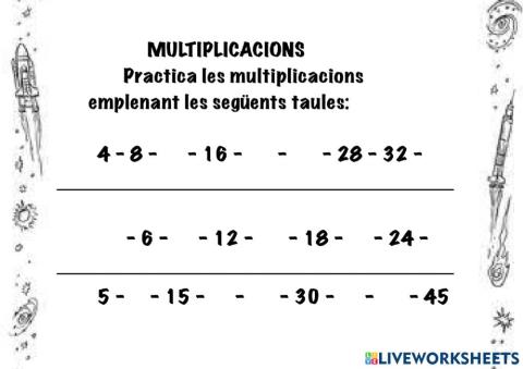 Multiplicacions 1