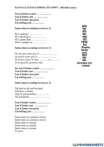 Santa Claus Is Coming to Town