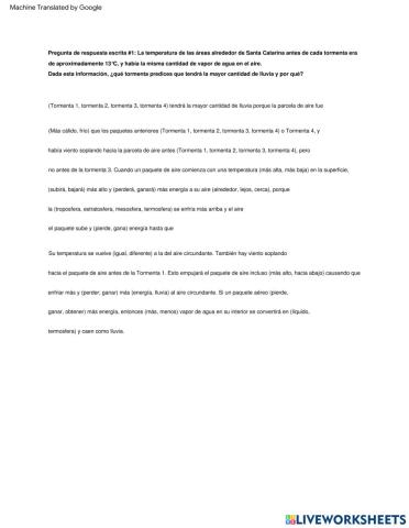 Cómo se producen las lluvias