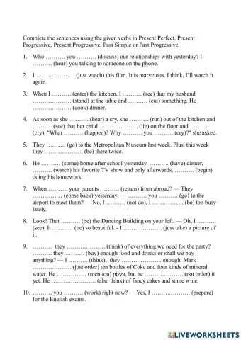 Present Perfect Simple