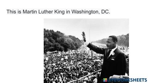 Martin Luther King 1 of 2