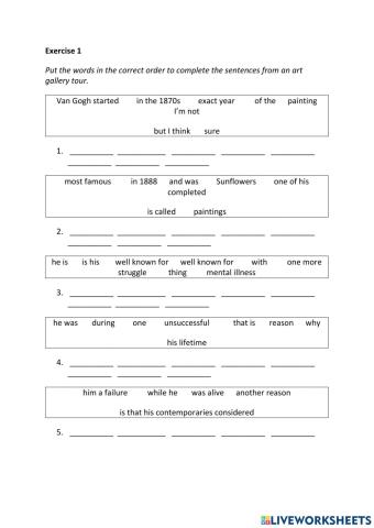 IE3, Unit 3, Grammar and Vocabulary, Exercise 1