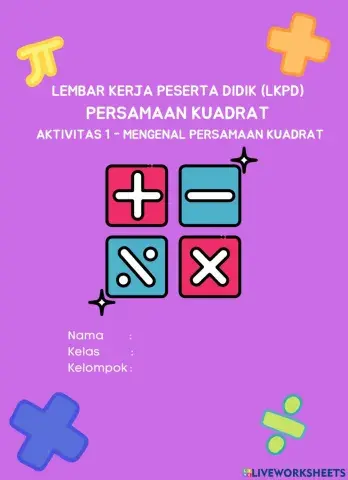 Mengenal Persamaan Kuadrat