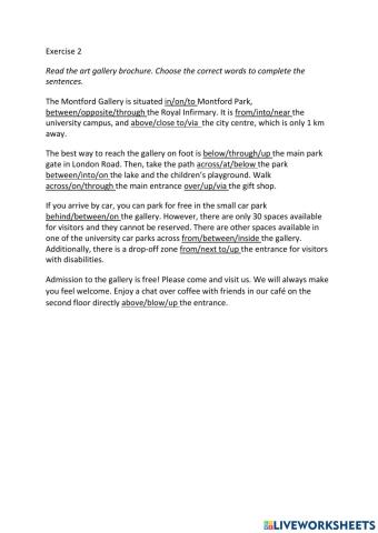 IE3, Unit 3, Grammar and Vocabulary, Exercise 2