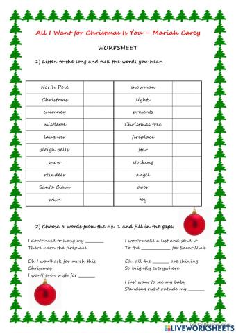 All I want for Christmas is you