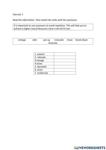 IE3, Unit 3, Grammar and Vocabulary, Exercise 7