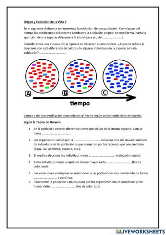 Origen y Evolución de la vida 6