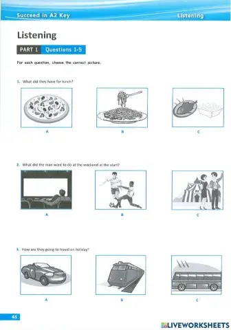 Listening ket - test 3