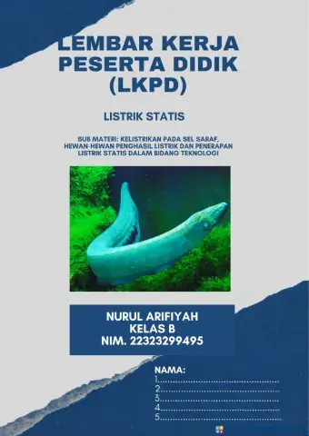 Lkpd kelistrikan pada sel saraf