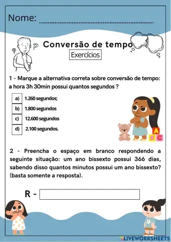 Conversão de tempo