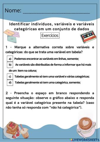 Variáveis e variáveis categóricas