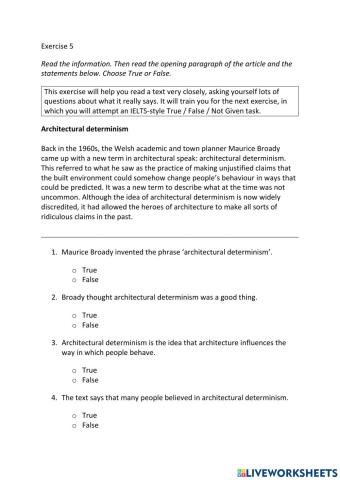 IE3, Unit 3, Reading, Exercise 5