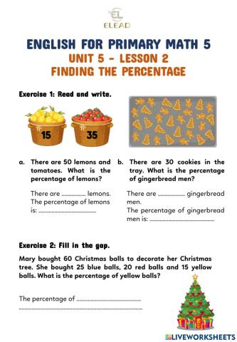 EPM5-Unit 5-Lesson 2: Finding the percentage
