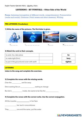 LISTENING – KT TUNSTALL – Other Side of the World