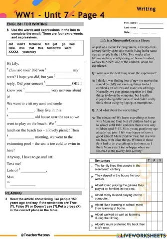 WW1 - Unit 7 - Page 4