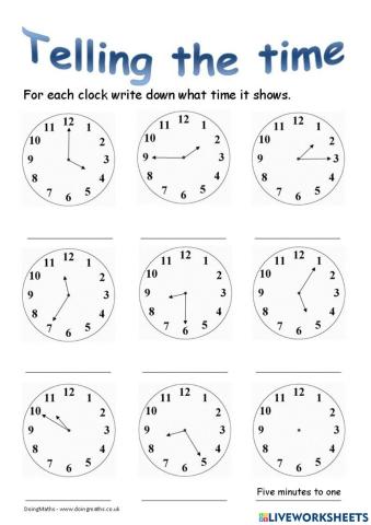 Time  MATHS