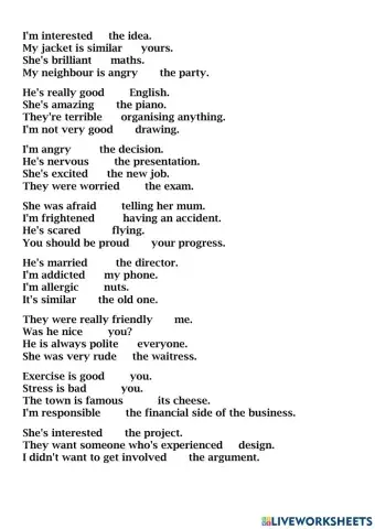 The prepositions (a2)