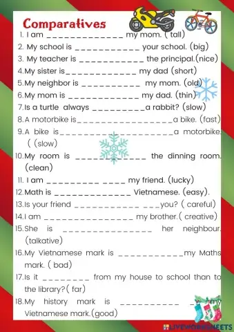 Comparative exercise