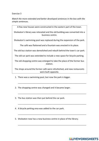 IE3, Unit 3, Writing, Exercise 3