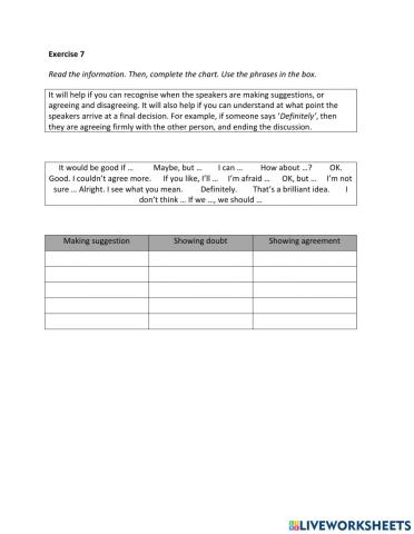 IE2, Unit 3, Listening, Exercise 7