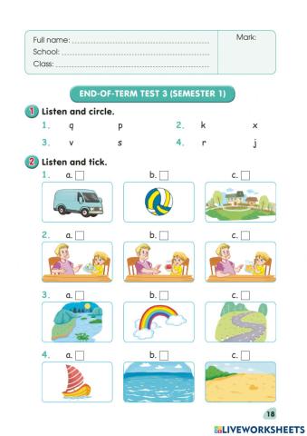 TEST TERM GRADE 2 - No3