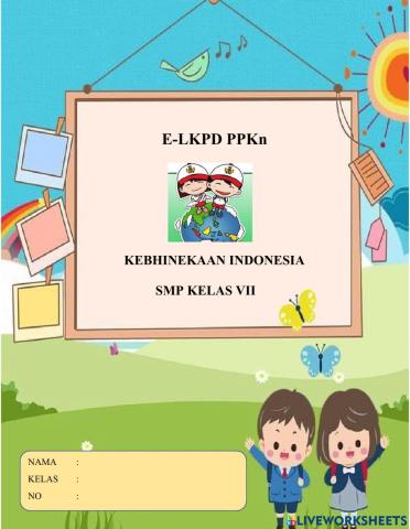 E-LKPD Kebhinekaan Indonesia