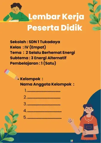 LKPD Tema 2 Selalu Berhemat Energi
