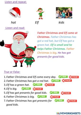 Christmas elementary