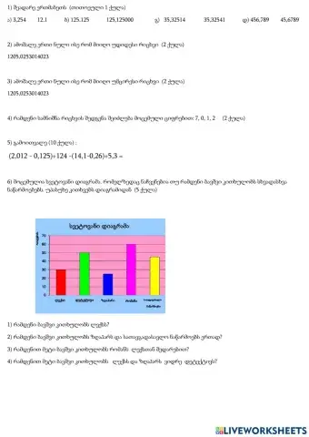 Სადიაგნოსრიკო წერა( ნაწ2)