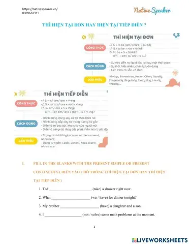 Simple present or present continous