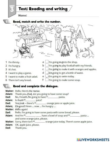 Quick Minds 4 Test 3