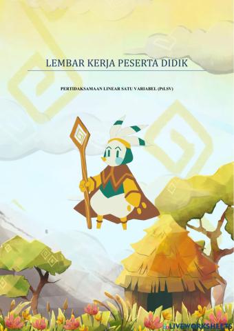 Pertidaksamaan Linear Satu Variabel