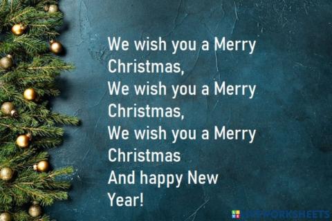 Christmas song elementary