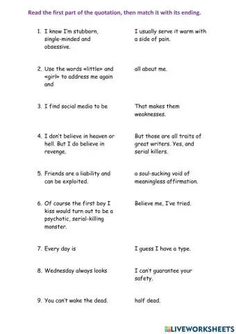 Wednesday-Series-Quotations