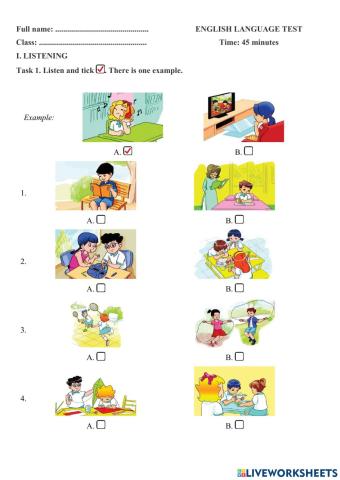 TA4-Thi cuối kỳ I