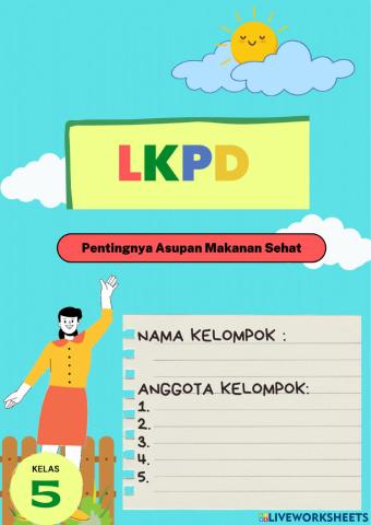 LKPD Pentingnya Asupan Makanan Sehat