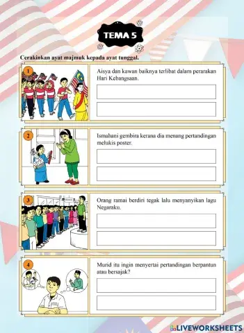 Tutor Sukses 2023-24 Bahasa Melayu Tahun 2 - Tema 5