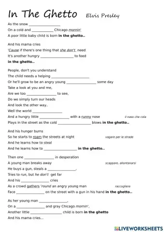 Elvis Presley - In the Ghetto