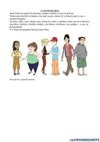 Describir personajes