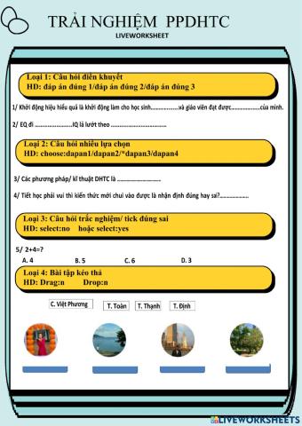 Trải nghiệm ppdhtc