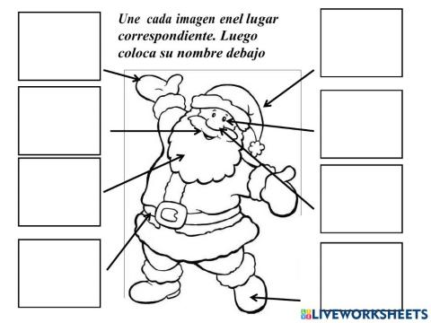 Vocabulario Papa Noel