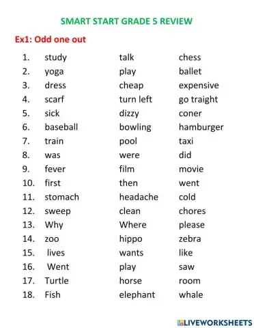 Smart start grade 5 term 1 review