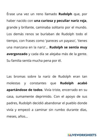 El cuento de Rudolph de Navidad