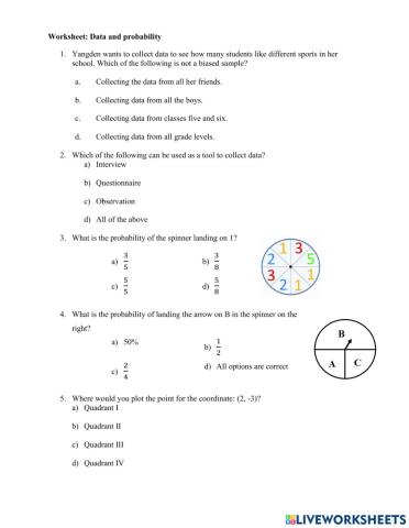 Data and probability