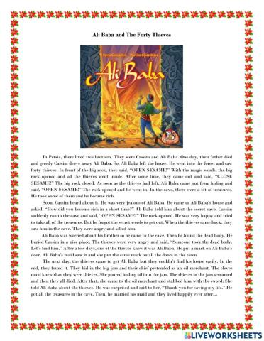 Ali Baba and forty thieves