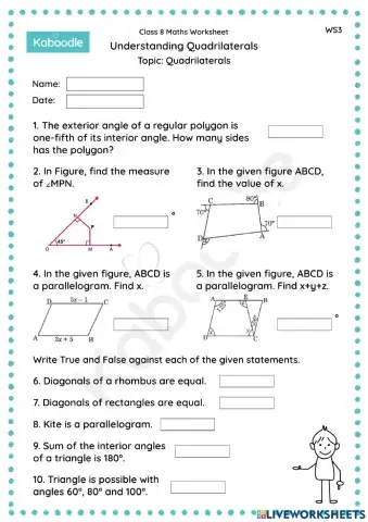 Understanding Quadrilaterals (Quadrilaterals)